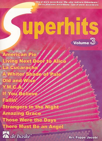 Superhits vol.3 for one or more accordions