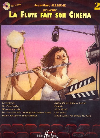 La flute fait son cinema vol.2 (+CD) pieces pour flute et piano Allerme, Jean-Marc, arr.