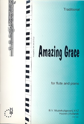 Amazing Grace for flute and piano