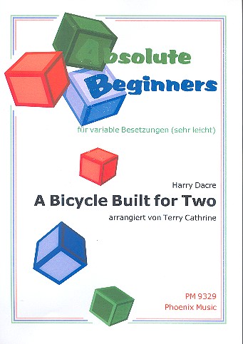 A Bicycle built for two fr variable Besetzung (sehr leicht) Partitur und Stimmen