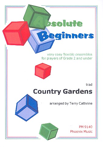 Country Gardens fr variable Besetzung (sehr leicht) Partitur und Stimmen