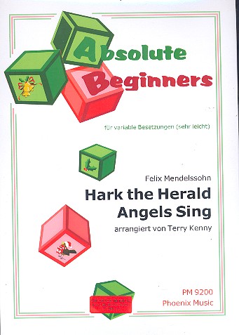 Hark the Herald Angels sing fr variable Besetzung Partitur und Stimmen