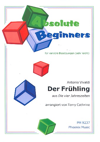 Der Frhling aus Die vier Jahreszeiten fr variable Besetzung Partitur und Stimmen