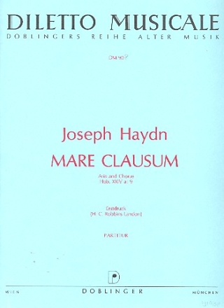 Mare Clausum Hob.XXIVa:9 fr fr Soli, Chor und Orchester Partitur