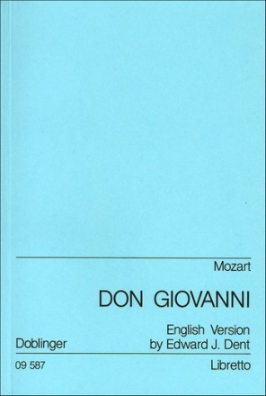 Don Giovanni Libretto (eng) Dent, Edward, J., bersetzung