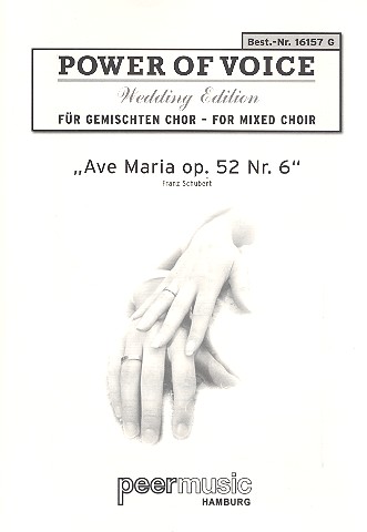 Ave Maria op.52,6 fr gem Chor a cappella Partitur