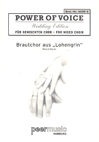 Brautchor aus Lohengrin fr gem Chor und Klavier,  Klavierpartitur Treulich gefhrt