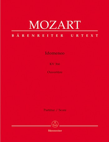 Idomeneo KV366 Ouverture fr Orchester Partitur