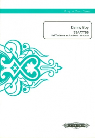 Danny Boy Meditation on Londonderry Air for mixed chorus (SSAATTBB) a cappella Score