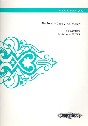 The twelve days of Christmas for mixed chorus (SSAATTBB) a cappell Score