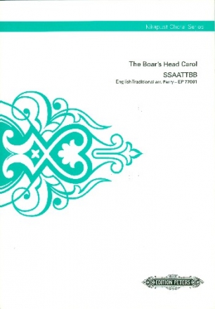 The Boar's Head Carol for mixed chorus (SSAATTBB) a cappella Score