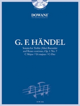 Sonate C-Dur op.1,7 (+CD) fr Altblockflte und Bc.