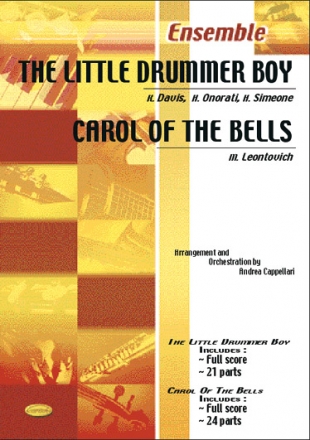 The little drummer boy   und carol of the bells fr gem Ensemble (Orch), Partitur+Stimmen