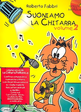 Suoniamo la chitarra vol.2 (+CD) la chitarra polifonica italienische Gitarrenschule fr Kinder