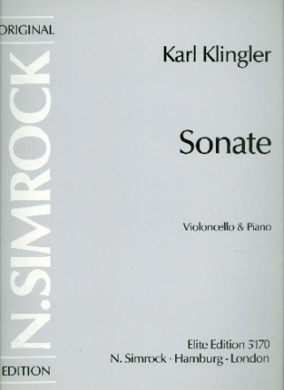 Sonate fr Violoncello und Klavier