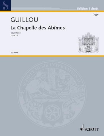 La chapelle des Abimes op.26 fr Orgel