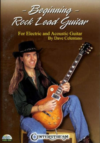 Beginning rock lead guitar DVD-VIDEO for electric and acoustic guitar