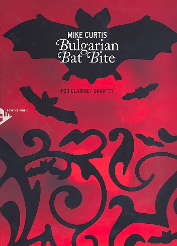 Bulgarian bat bite for 4 clarinets (BBBBass) score and parts