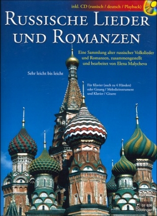 Russische Lieder und Romanzen (+CD) fr Klavier (Klavier zu 4 Hnden, Gesang und Klavier)