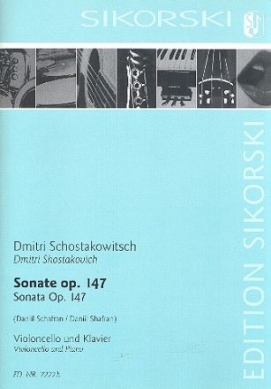 Sonate op.147 fr Violoncello und Klavier