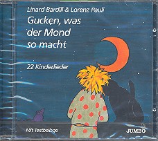 Gucken was der Mond so macht CD 22 Kinderlieder Melodie, Gitarrengriffe und Texte