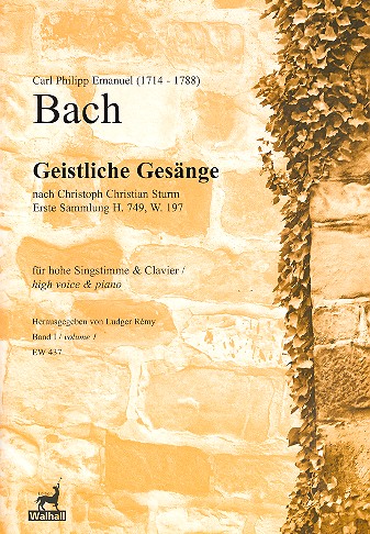 Geistliche Gesnge Band 1 fr hohe Singstimme und Klavier