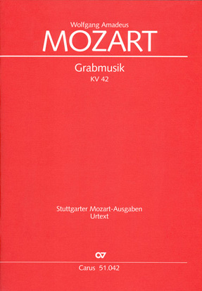 Grabmusik KV42 (35a) fr Soli (SB), gem Chor und Orchester,  Partitur Janz, Bernhard, Ed