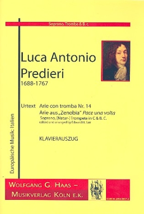 Pace una Volta aus Zenobia fr Sopran, Trompete, Streicher und Bc Klavierauszug