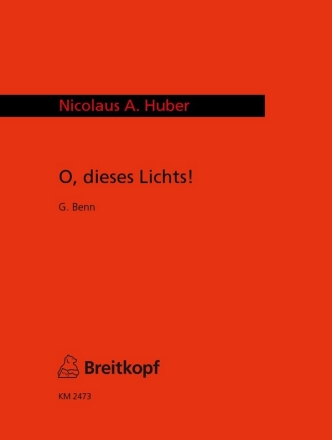 O dieses Lichts fr Flte, Violoncello und Klavier Spielpartitur