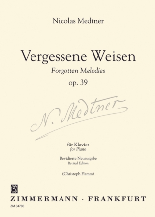 Vergessene Weisen op.39 fr Klavier Revidierte Neusausgabe