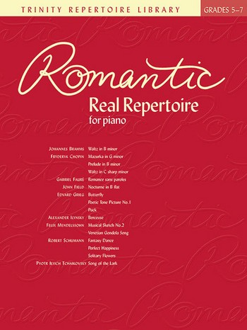 Romantic real Repertoire for piano Trinity repertoire library grade 5-7 Brown, Christine, ed