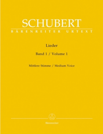 Lieder Band 1 fr mittlere Stimme und Klavier