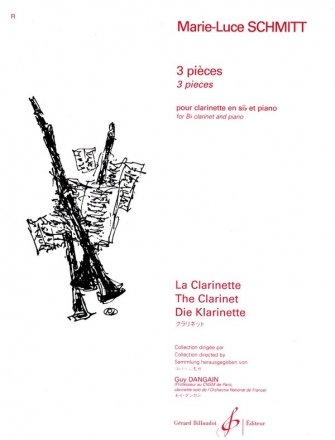 3 pices pour clarinette et piano Dangain, G., ed