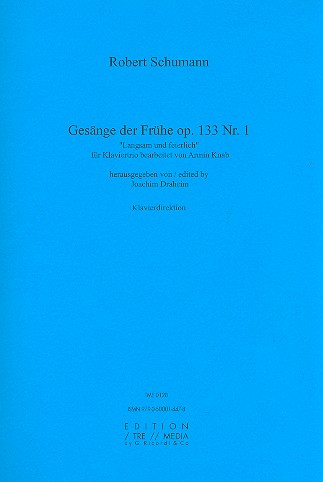 Gesnge der Frhe op.133,1 fr Klaviertrio