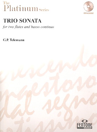 Trio Sonata (+CD) for for 2 flutes and bc The Platinum Series