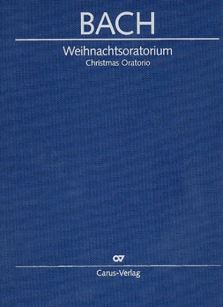 Weihnachtsoratorium BWV248,1-6  Partitur (dt/en, gebunden)