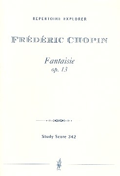 Fantaisie sur des airs nationaux polonaises op.13 fr Klavier und Orchester,  Studienpartitur