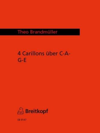 4 Carillons ber C-A-G-E fr Orgel