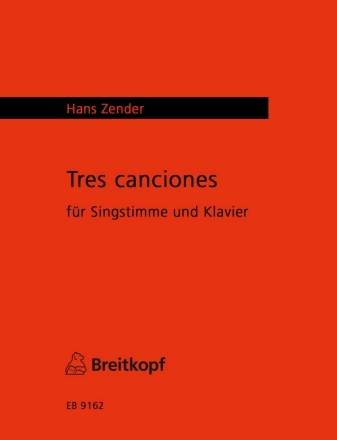 Tres canciones fr Singstimme und Klavier Cruz de la, Juan, Text