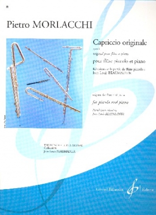 Capriccio originale op.4 pour flute piccolo et piano Beaumadier, J.-L., ed