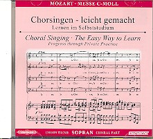 Messe c-Moll KV427 CD Chorstimme Sopran und Chorstimmen ohne Sopran CD