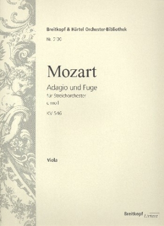 Adagio und Fuge c-Moll KV546 fr Streicher Viola