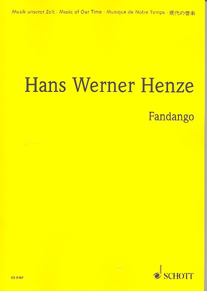 Fandango fr Orchester Studienpartitur