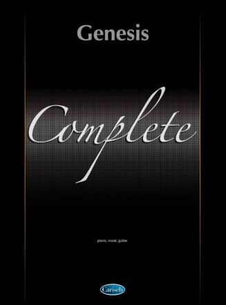 Genesis complete: songbook for piano/voice/guitar