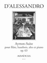 Ayrton-Suite op.63 fr Flte, Oboe, Viola und Klavier Stimmen