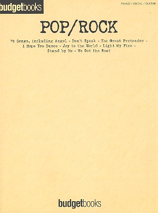 Pop / Rock: 75 Songs Songbook piano/vocal/guitar