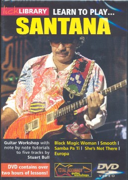 Learn to play Santana DVD-Video Lick Library