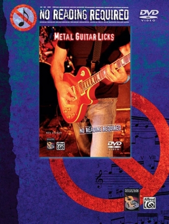 Metal Guitar Licks DVD-Video No Reading required