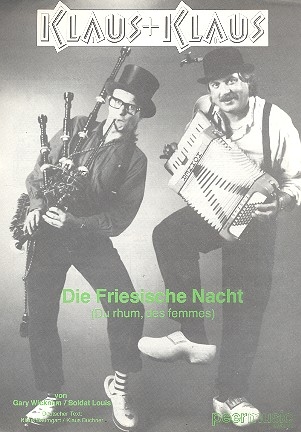 Die friesische Nacht: Einzelausgabe fr Gesang und Klavier Klaus und Klaus