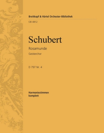 Geisterchor D797 fr SATB Chor und Blser Harmonie